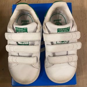 Adidas Stan Smith CF I Velcro size 7K Toddler